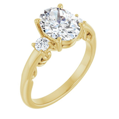 14k-yellow-gold-oval,18k-yellow-gold-oval