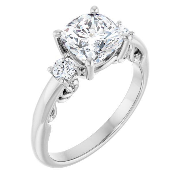 14k-white-gold-cushion,18k-white-gold-cushion,platinum-cushion