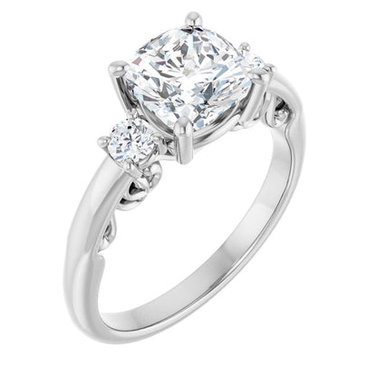 14k-white-gold-cushion,18k-white-gold-cushion,platinum-cushion