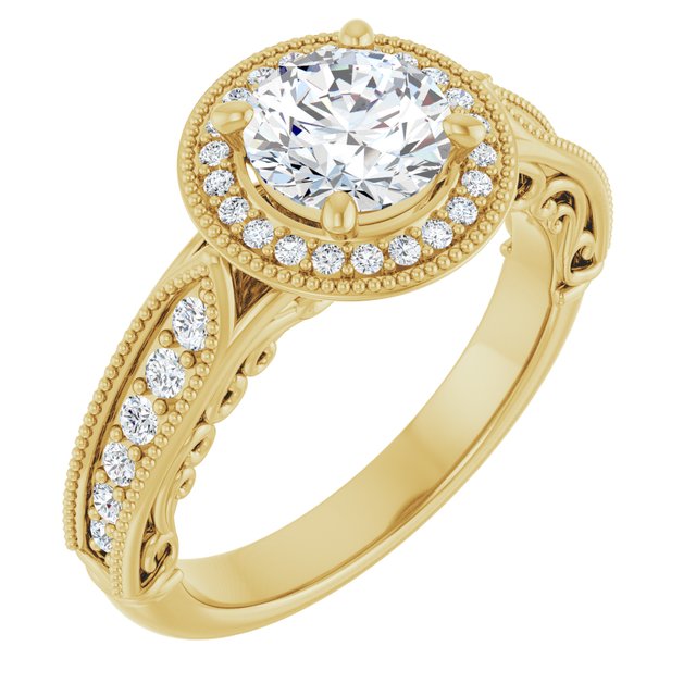 14k-yellow-gold-round,18k-yellow-gold-round