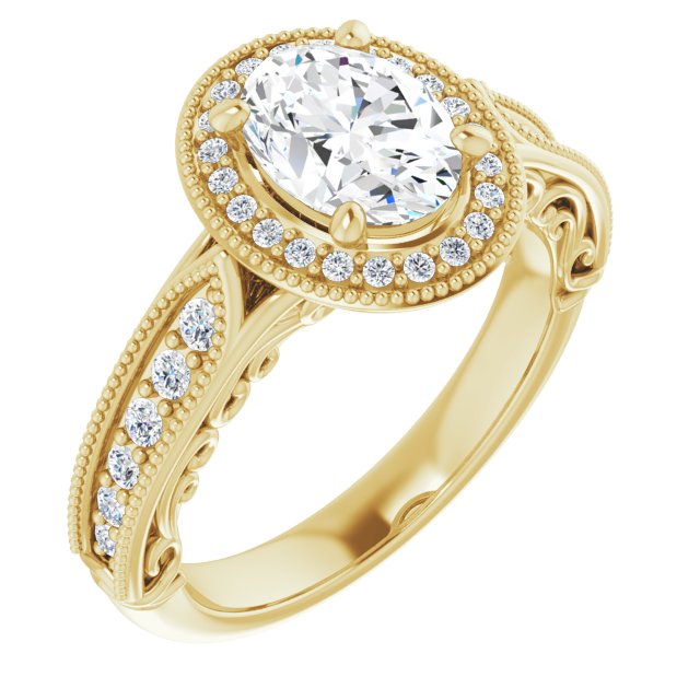 14k-yellow-gold-oval,18k-yellow-gold-oval