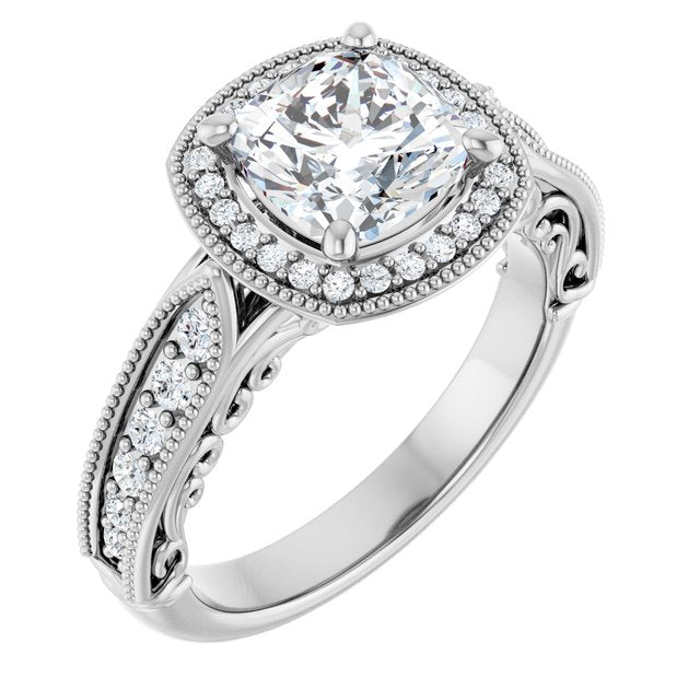 14k-white-gold-cushion,18k-white-gold-cushion,platinum-cushion