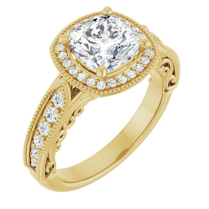 14k-yellow-gold-cushion,18k-yellow-gold-cushion