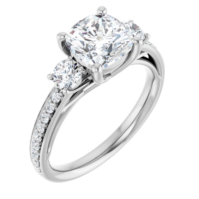 18k-white-gold-cushion,platinum-cushion