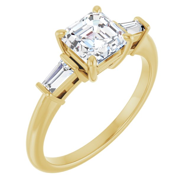 14k-yellow-gold-asscher,18k-yellow-gold-asscher