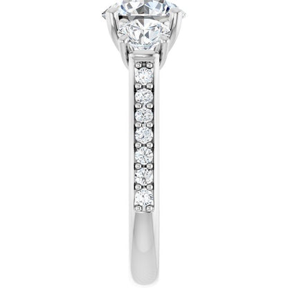 round-three-stone-engagement-ring-mounting