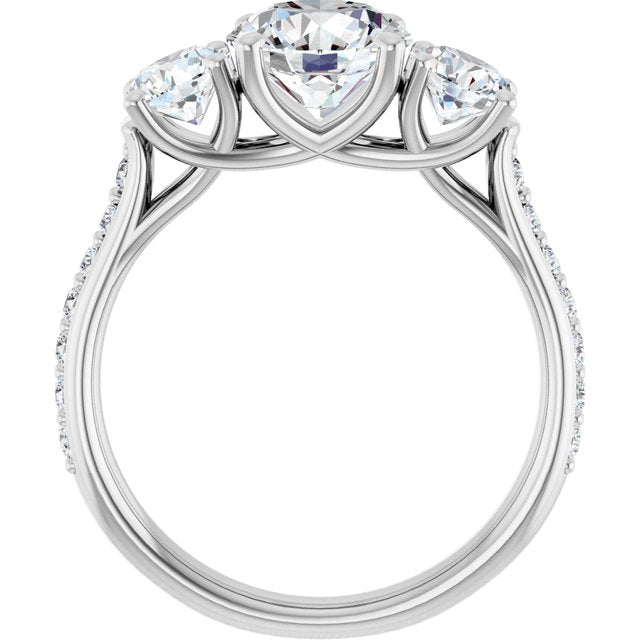 round-three-stone-engagement-ring-mounting