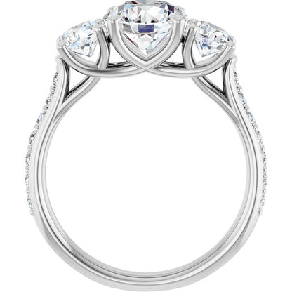 round-three-stone-engagement-ring-mounting