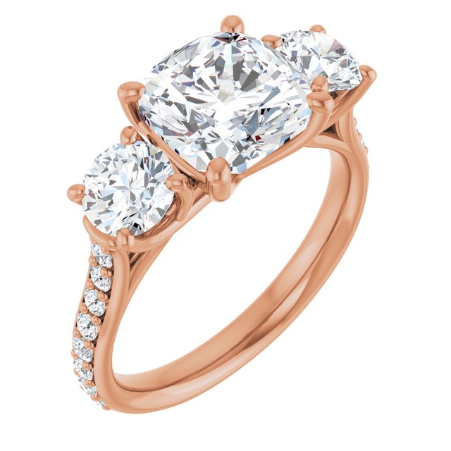 14k-rose-gold-cushion,18k-rose-gold-cushion