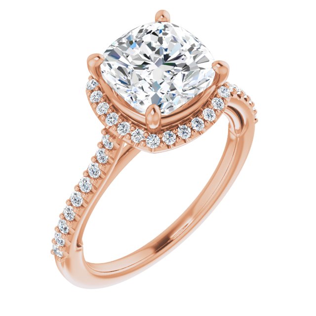 14k-rose-gold-cushion,18k-rose-gold-cushion