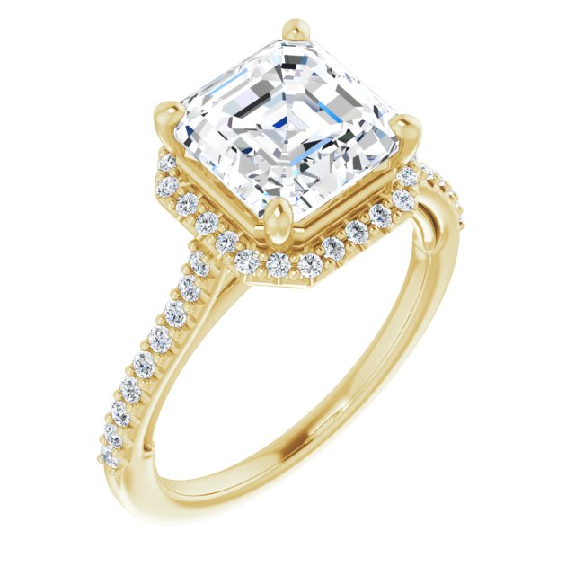 14k-yellow-gold-asscher,18k-yellow-gold-asscher