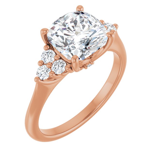 14k-rose-gold-cushion,18k-rose-gold-cushion