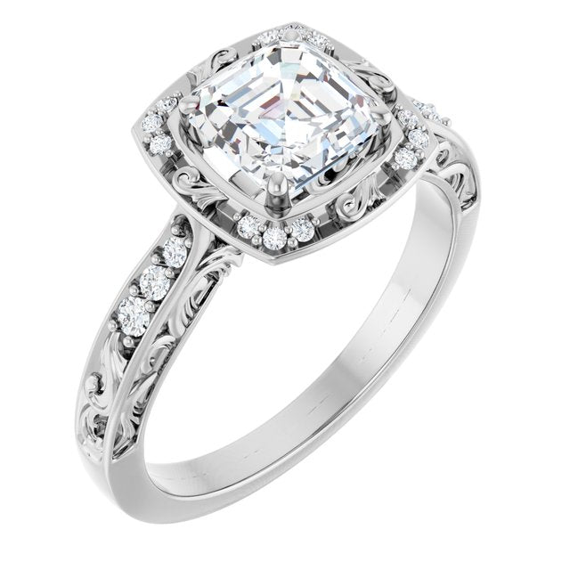 14k-white-gold-asscher,18k-white-gold-asscher,platinum-asscher