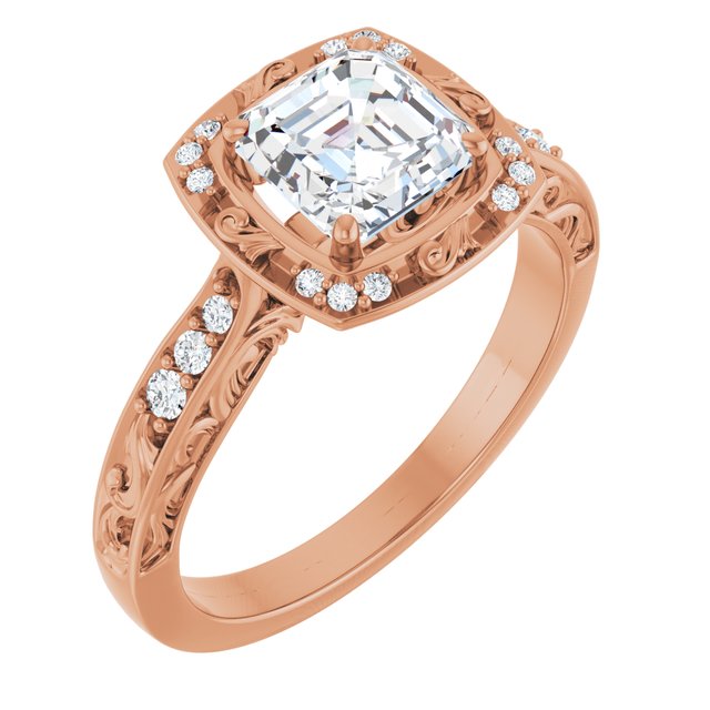 14k-rose-gold-asscher,18k-rose-gold-asscher