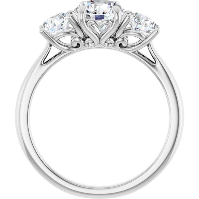 round-three-stone-engagement-ring-mounting