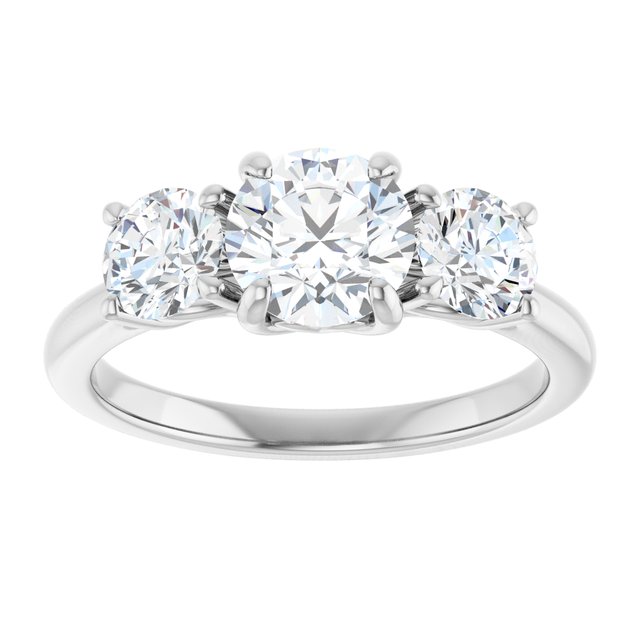 round-three-stone-engagement-ring-mounting