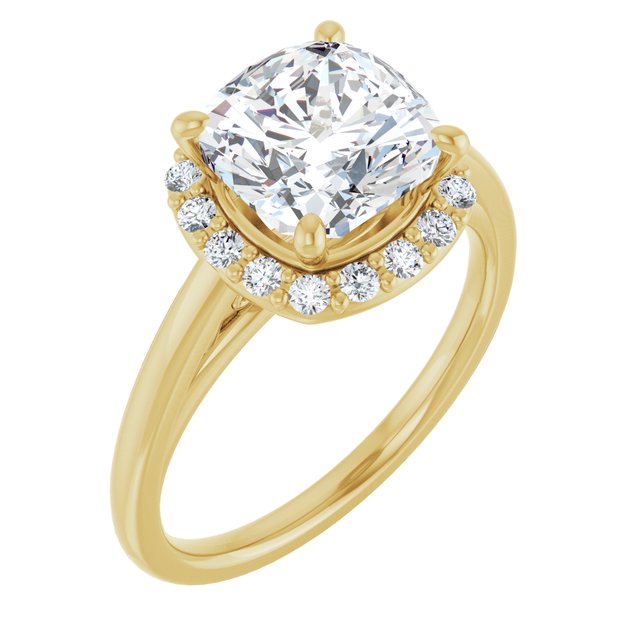 14k-yellow-gold-cushion,18k-yellow-gold-cushion