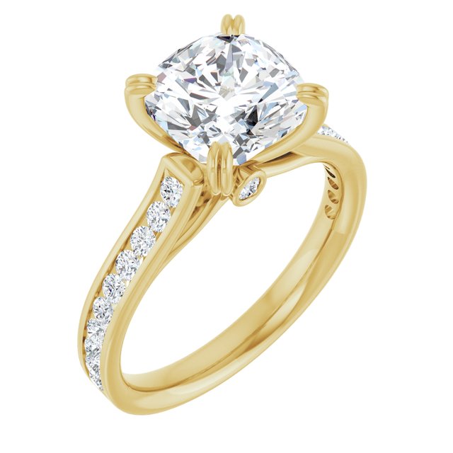 18k-yellow-gold-cushion,14k-yellow-gold-cushion