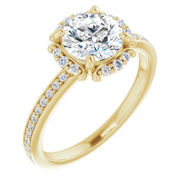 14k-yellow-gold-round,18k-yellow-gold-round