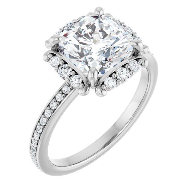 14k-white-gold-cushion,18k-white-gold-cushion