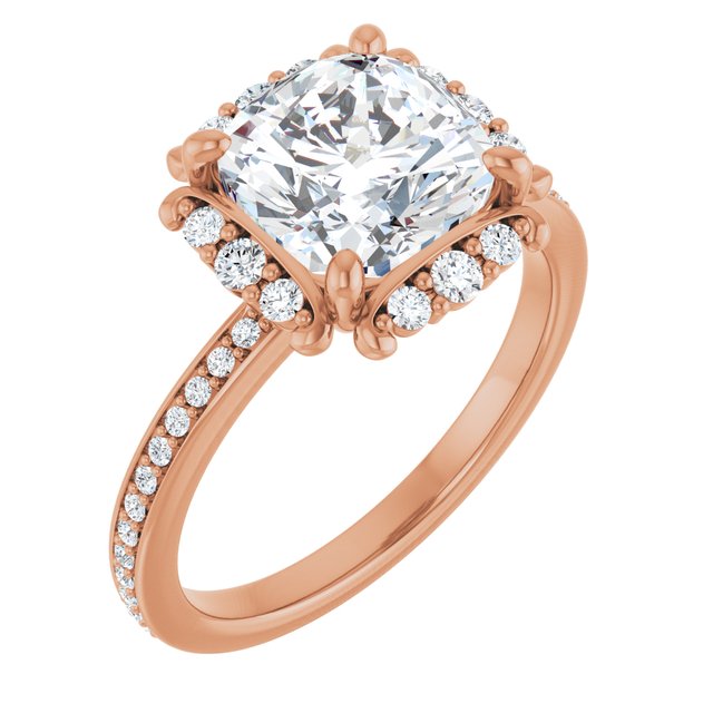 14k-rose-gold-cushion,18k-rose-gold-cushion