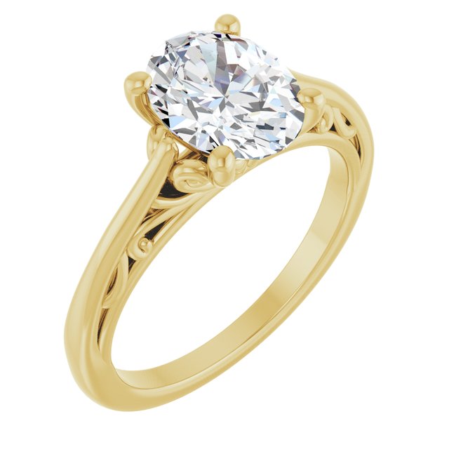 14k-yellow-gold-oval,18k-yellow-gold-oval