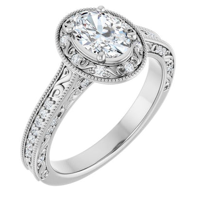 platinum-oval