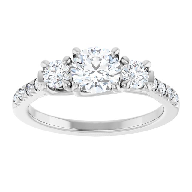 round-french-set-engagement-ring-mounting