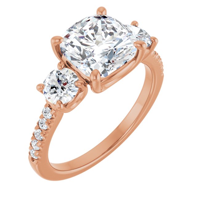 14k-rose-gold-cushion,18k-rose-gold-cushion