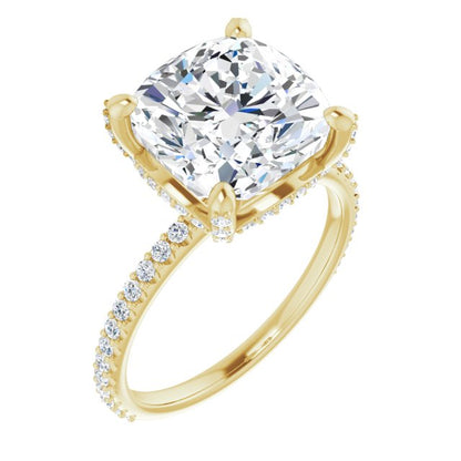 14k-yellow-gold-cushion,18k-yellow-gold-cushion