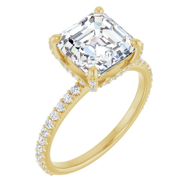 14k-yellow-gold-asscher,18k-yellow-gold-asscher