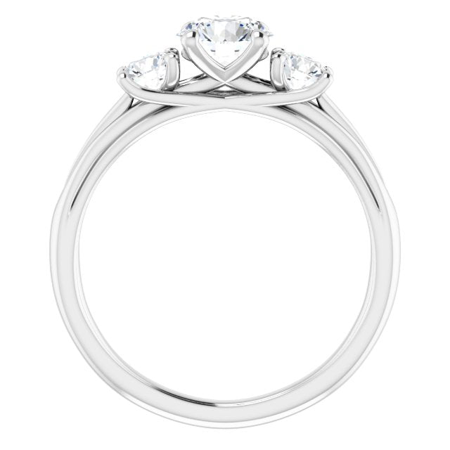 round-three-stone-engagement-ring-mounting