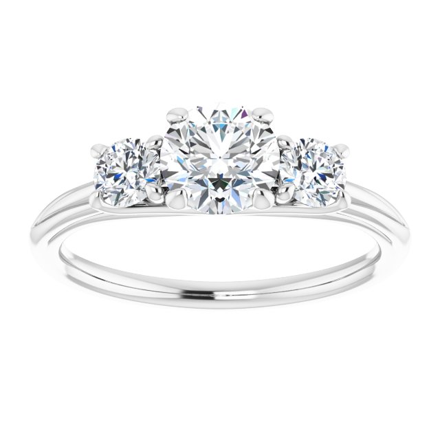 round-three-stone-engagement-ring-mounting