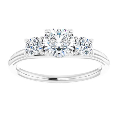 round-three-stone-engagement-ring-mounting