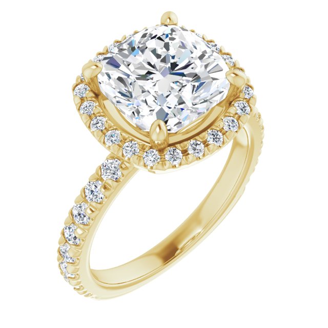 14k-yellow-gold-cushion,18k-yellow-gold-cushion