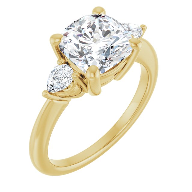 14k-yellow-gold-cushion,18k-yellow-gold-cushion