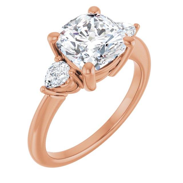 14k-rose-gold-cushion,18k-rose-gold-cushion