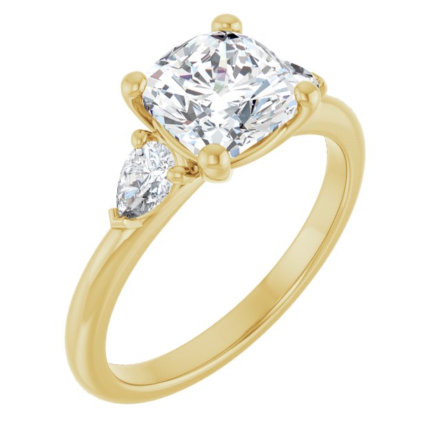 14k-yellow-gold-cushion,18k-yellow-gold-cushion