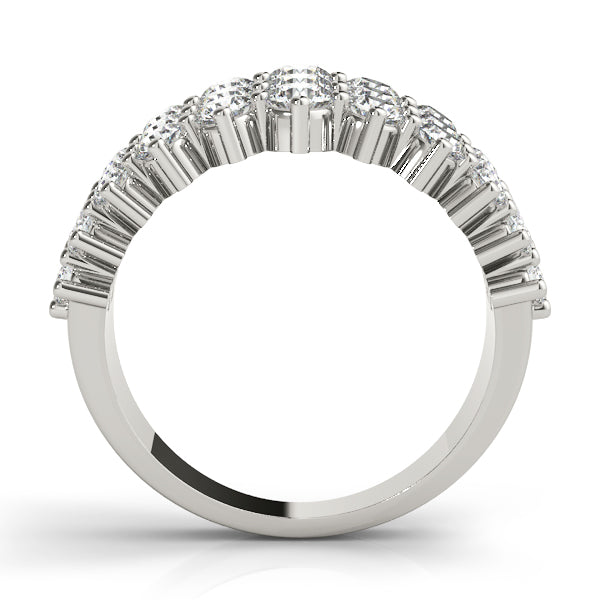 three row fashion ring
