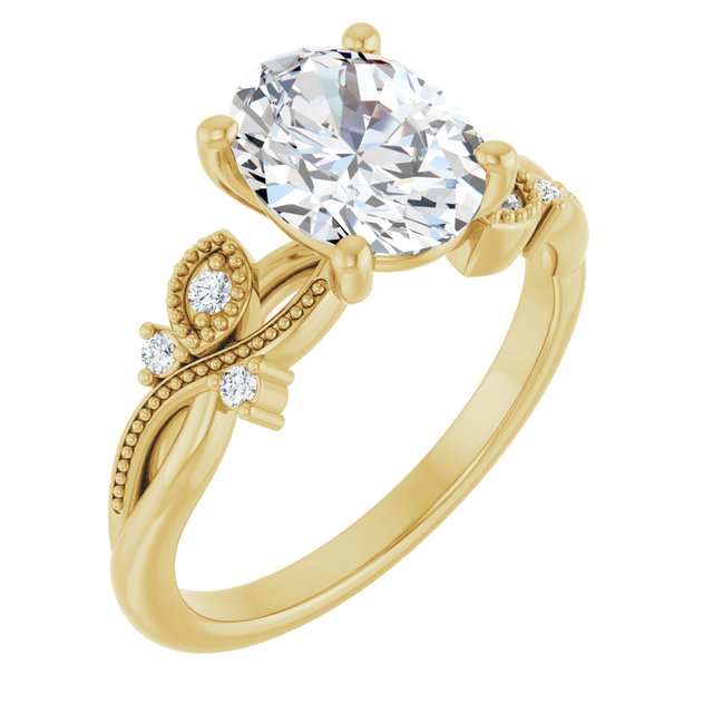 14k-yellow-gold-oval,18k-yellow-gold-oval
