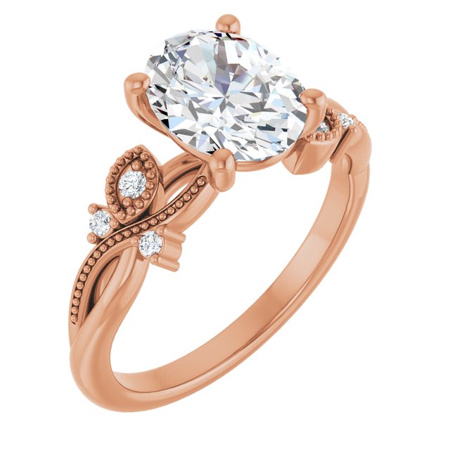 14k-rose-gold-oval,18k-rose-gold-oval