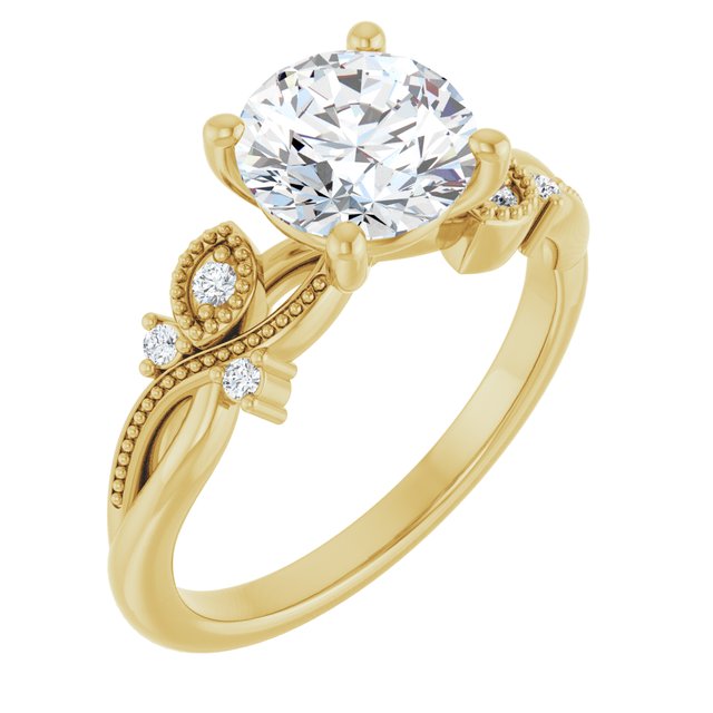 14k-yellow-gold-round,18k-yellow-gold-round