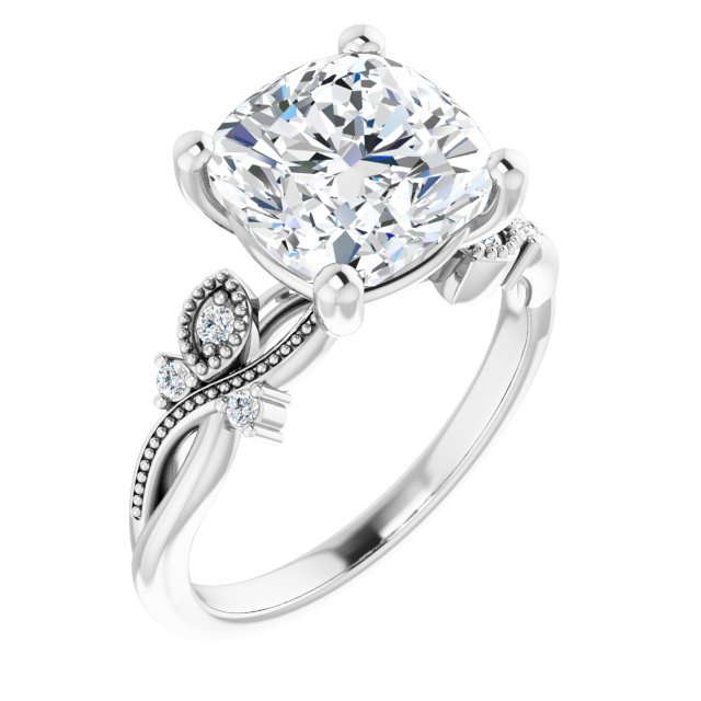 14k-white-gold-cushion,18k-white-gold-cushion,platinum-cushion