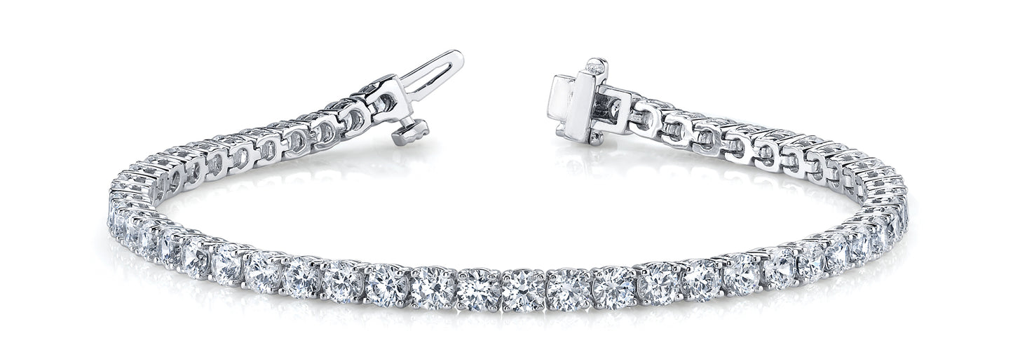 tennis bracelet four prong