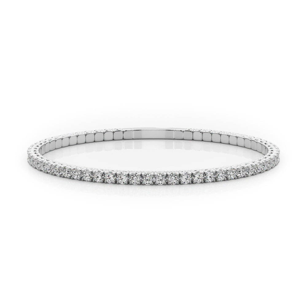 flexible eternity bangle bracelet