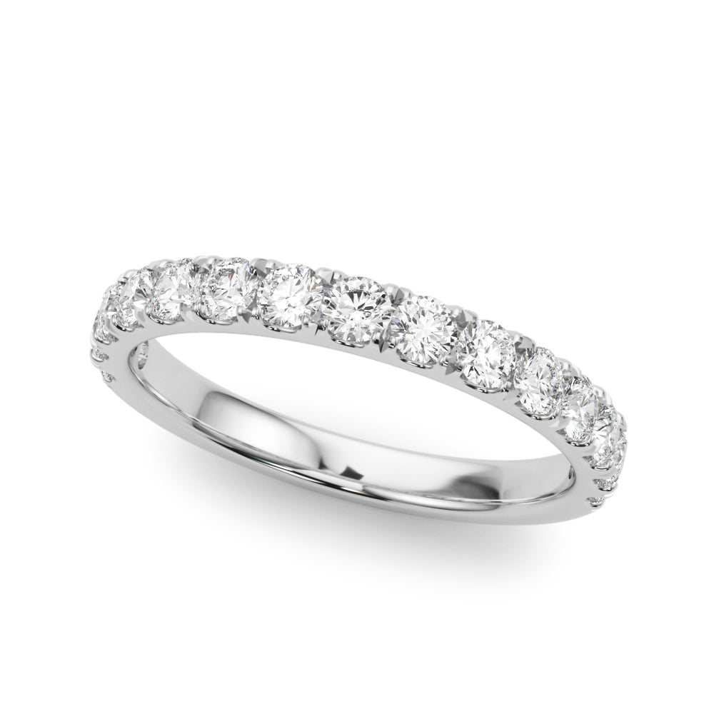 wedding band half accent