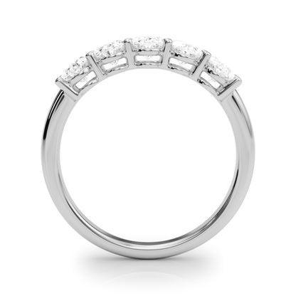 FIVE STONE OVAL BAND