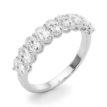 NINE STONE OVAL BAND