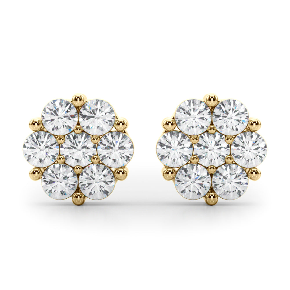 cluster earrings