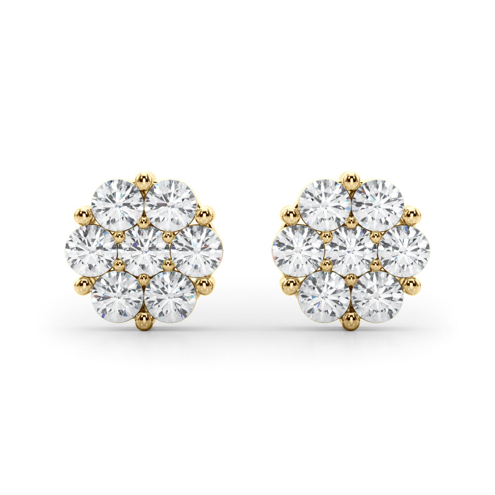 cluster earrings